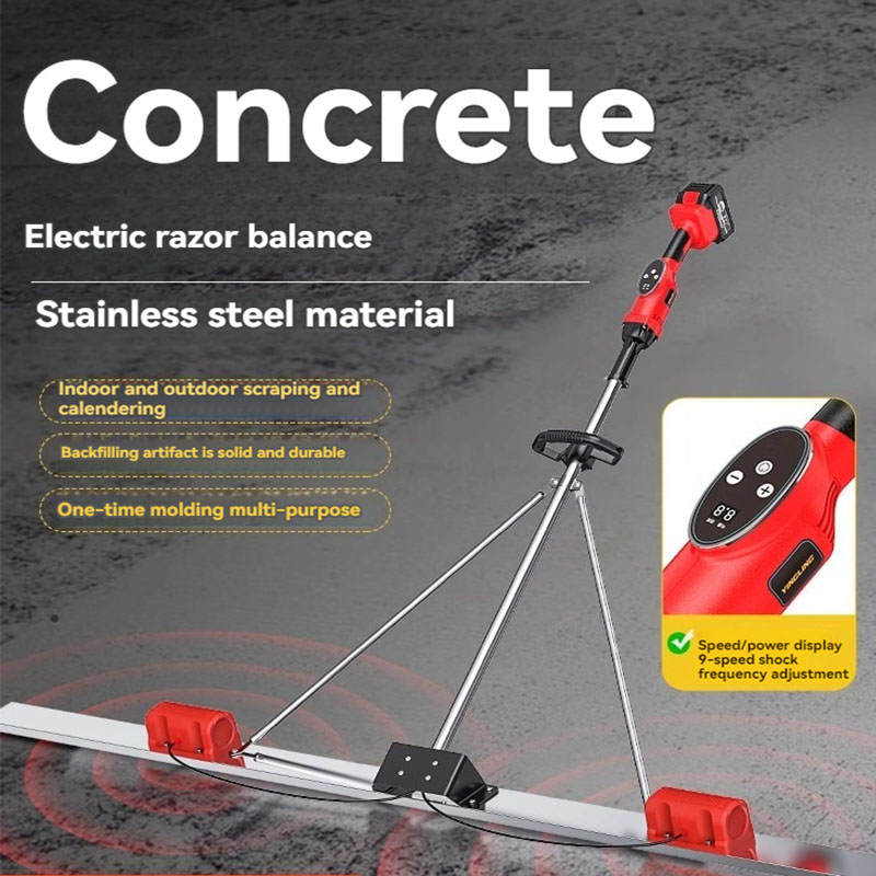 Concrete Screed Vibrator - Rascador eléctrico de hormigón, regla de