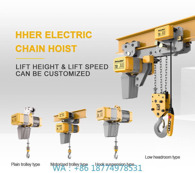 Electric Chain Hoist - Polipasto eléctrico Popular de alta calidad