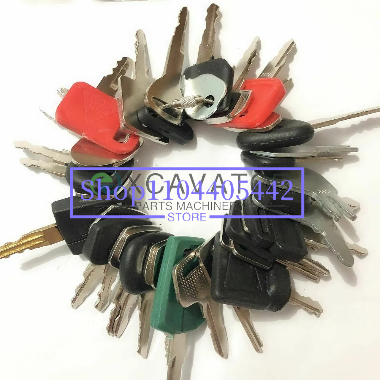 Heavy Equipment Key Set - Juego de 30 llaves de encendido/equipo