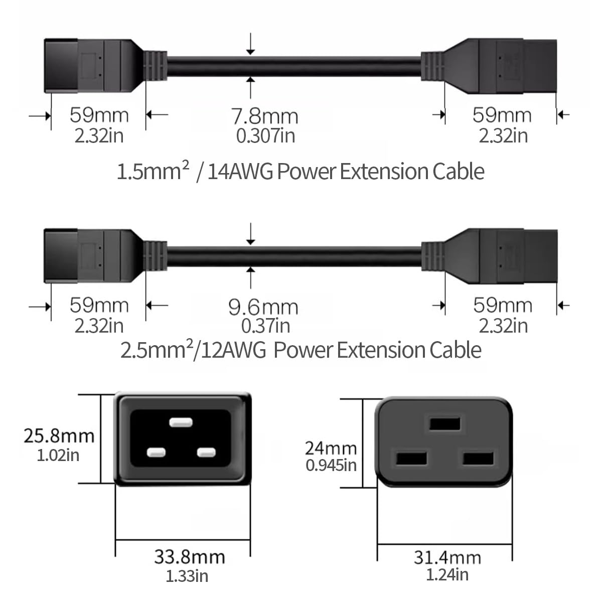 Cable de Extensión de Alimenta - Heavy Equipment Center reseña y precio