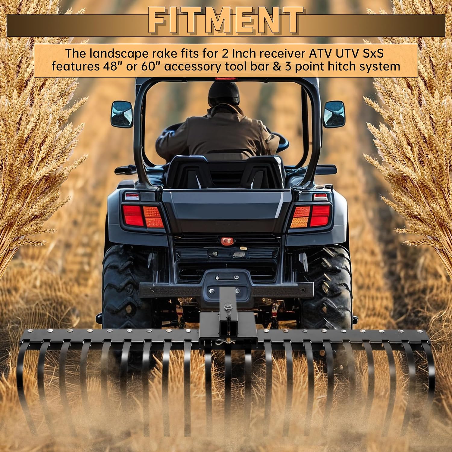 Rastrillo de paisajismo para p - Heavy Equipment Landscaping reseña y precio