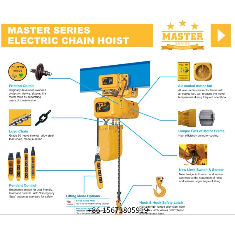Polipasto Eléctrico de Cadena  - Electric Chain Hoist reseña y precio