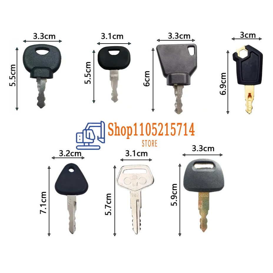 Juego de llaves de encendido p - Heavy Equipment Key Set reseña y precio